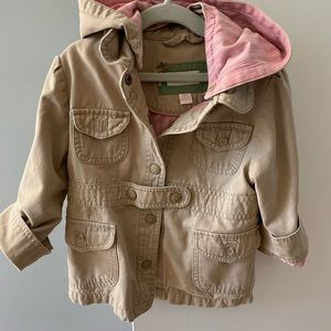 Baby girl raincoat fall jacket